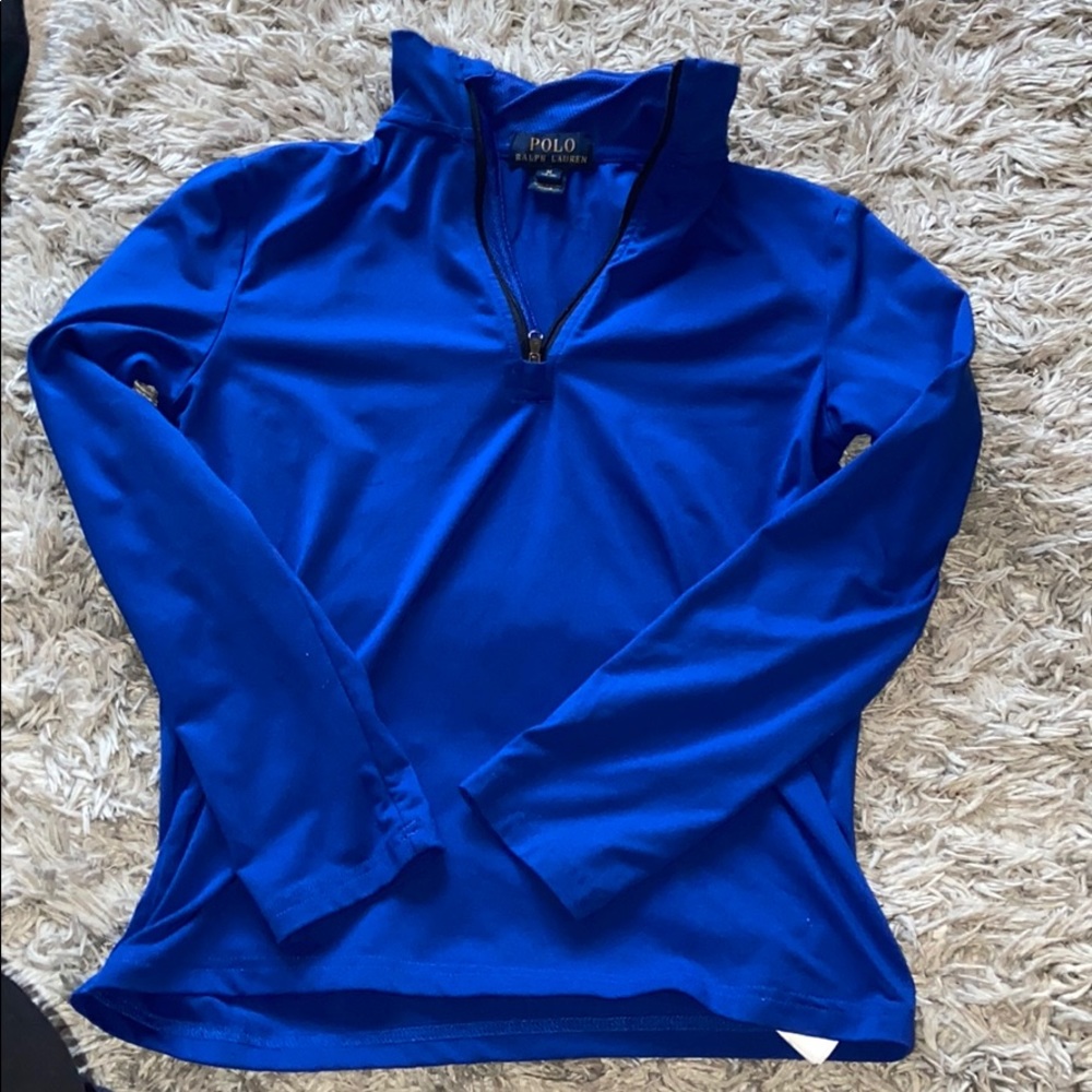 ralph polo half zip